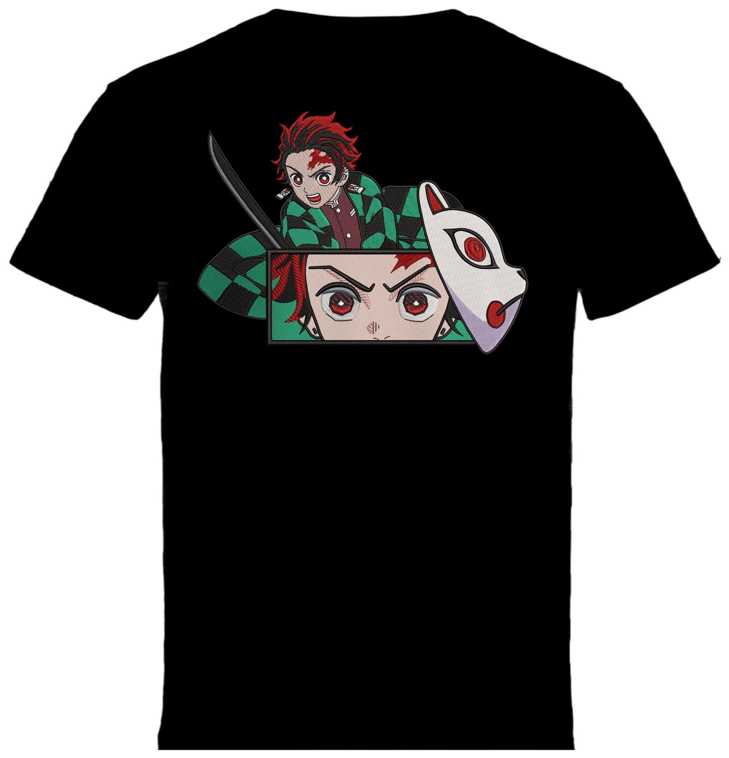 Tanjiro x Mask embroidery