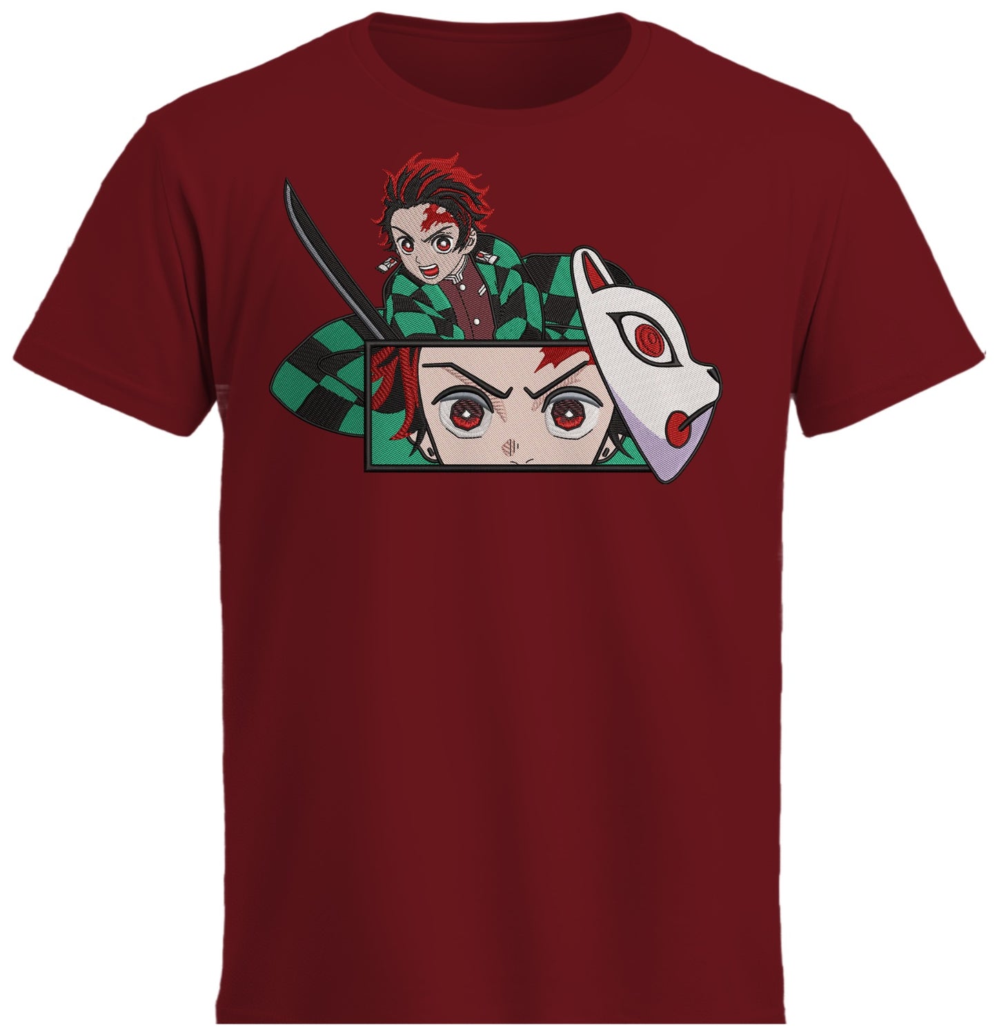 Tanjiro x Mask embroidery